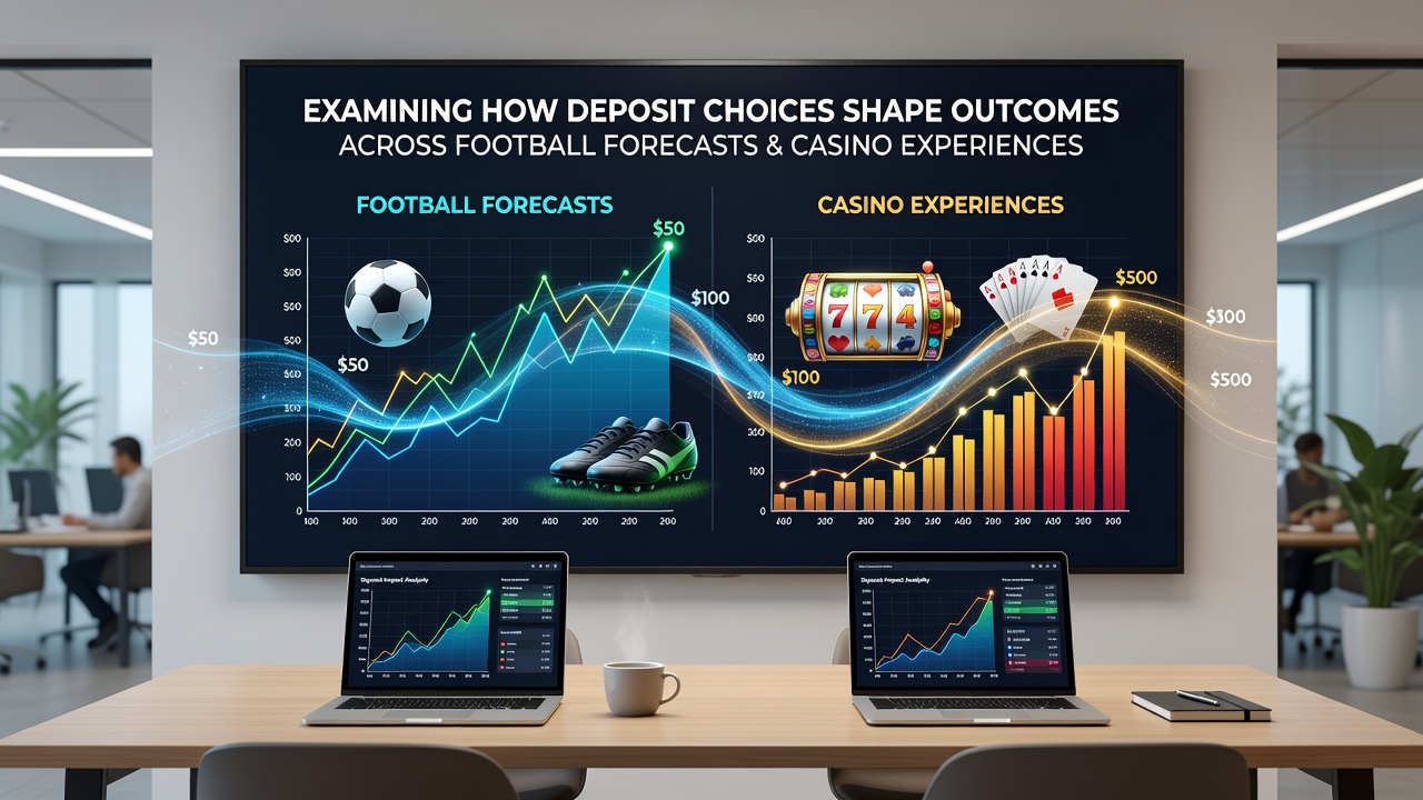 Visuele weergave van casino bonusstapeling en stortingsopties in relatie tot voetbalvoorspellingen