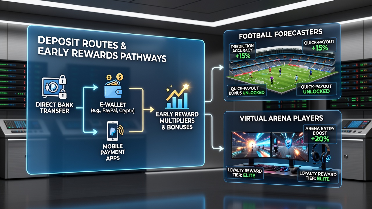 Virtuele arena spelers profiteren van snelle deposit routes en bonusactivatie