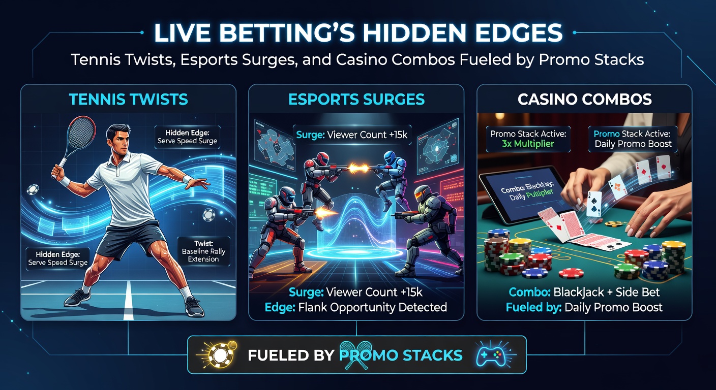 Dynamische esports arena met live betting odds op schermen, spelers in actie en grafieken van surges