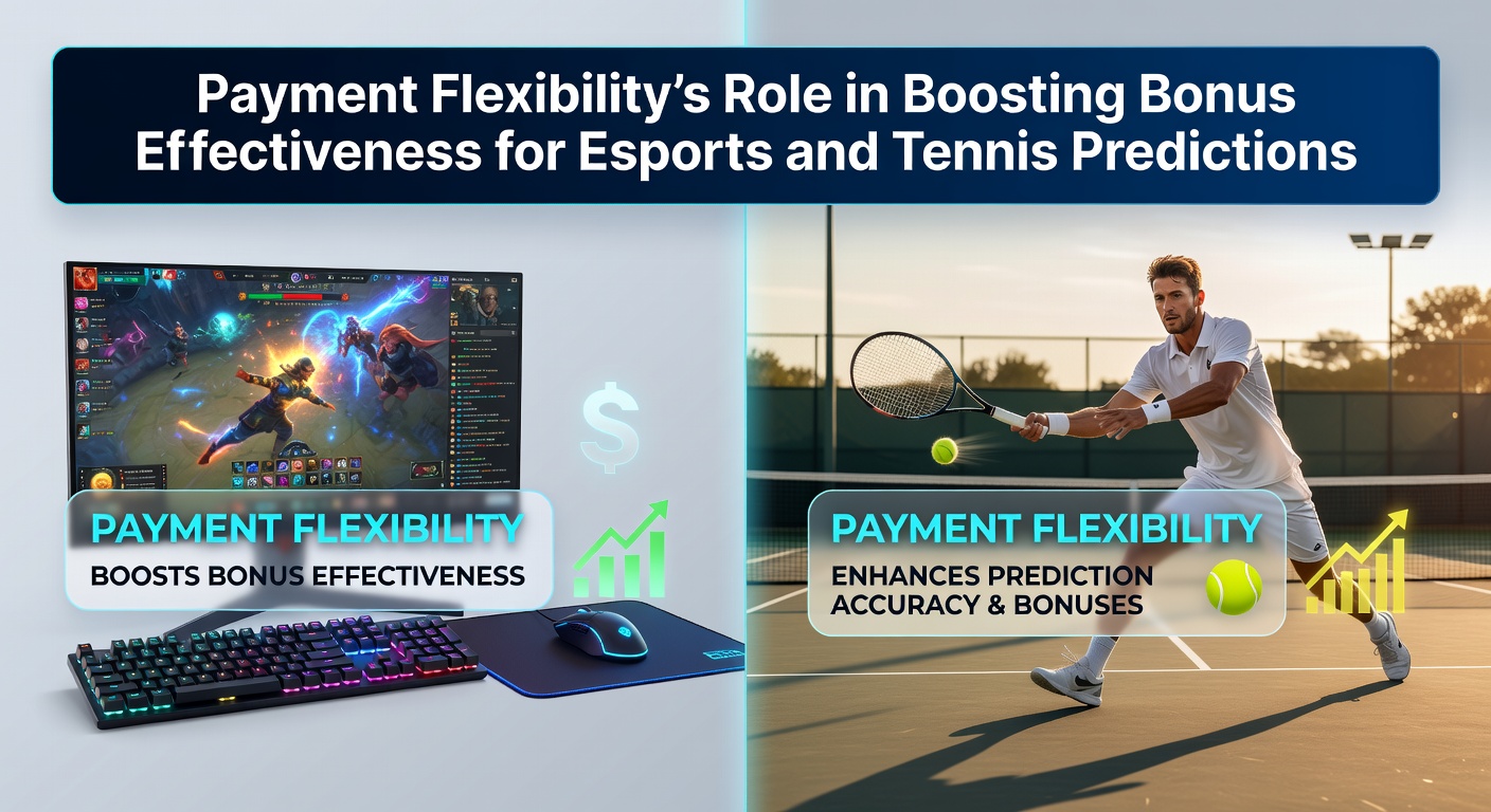 Overzicht van flexibele betalingsmethoden die bonusgebruik in esports en tennisweddenschappen optimaliseren