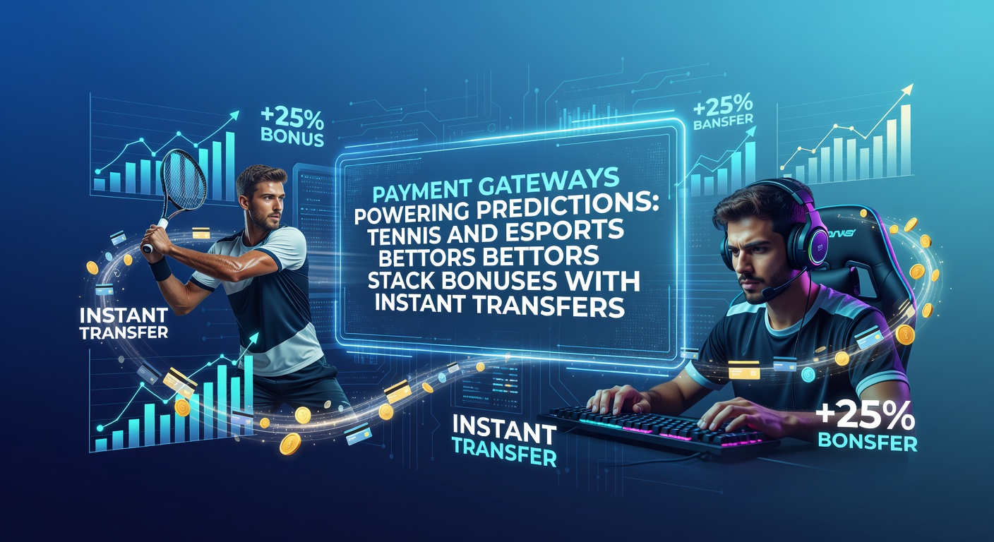 Grafiek van snelle betaaltransacties in tennis- en esports-weddenschappen met bonusoverzichten en tijdlijnen voor directe uitbetalingen