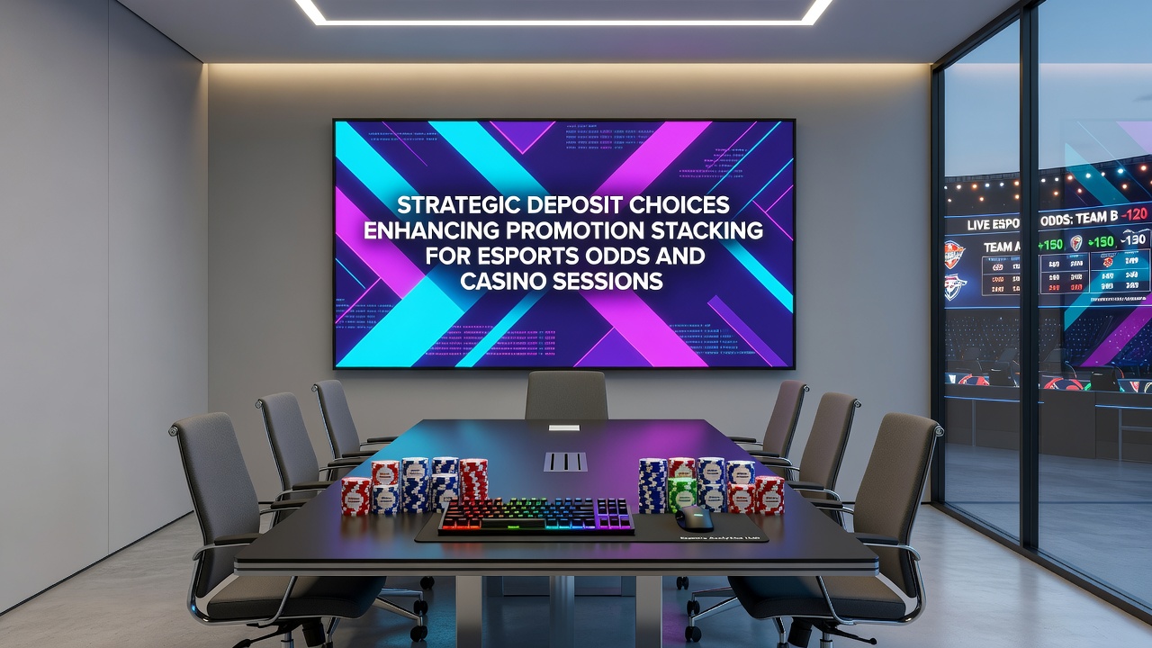 Detail van stortingsstrategieën die esports odds en casino bonussen combineren